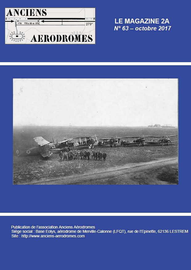 Magazine Anciens Aérodromes N°63 - Octobre 2017